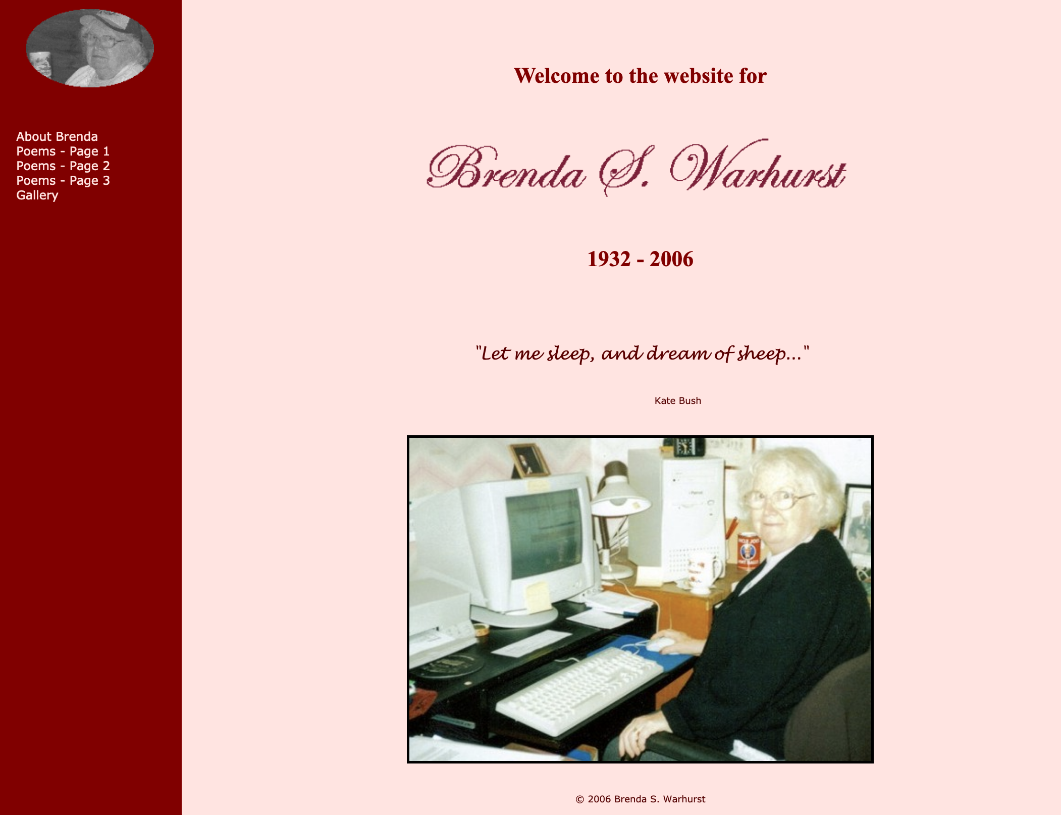 brenda warhurst website